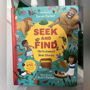 Seek and Find: Old Testament Bible Stories Book Hard Cover NEW